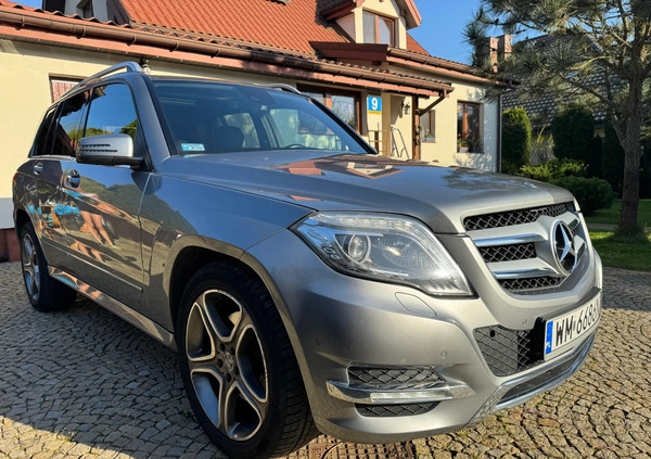 Mercedes-Benz GLK cena 74000 przebieg: 128000, rok produkcji 2012 z Warszawa małe 232